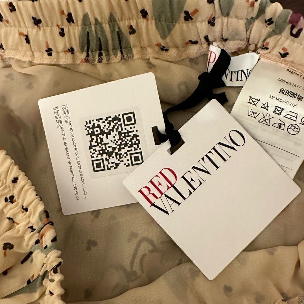 Authentic Red Valentino silk blend wide size EU 40 - Picture 10 of 11